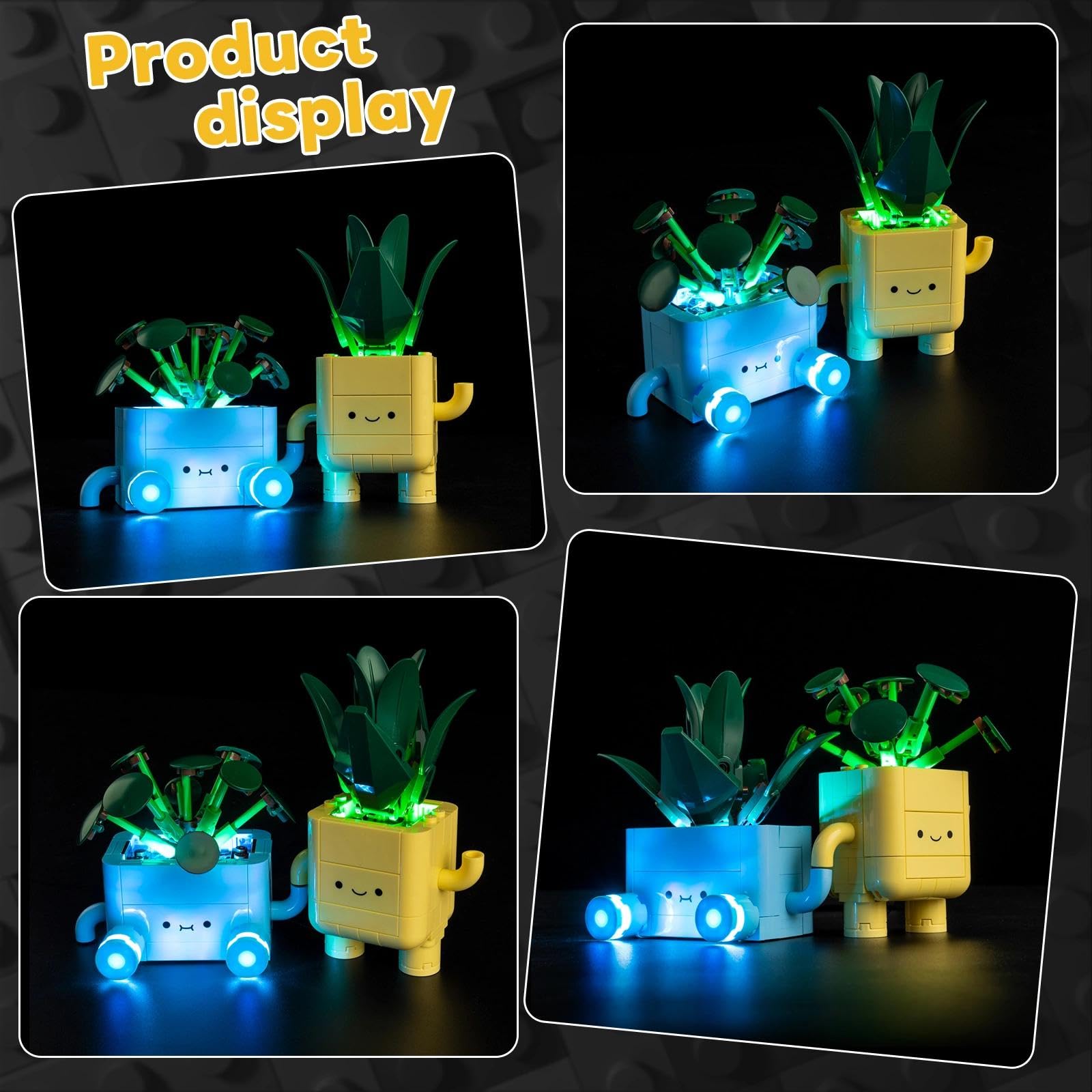 Kyglaring LED Lighting Kit Compatible with Lego Botanicals Happy Plants 10349 Building Blocks - Image 4