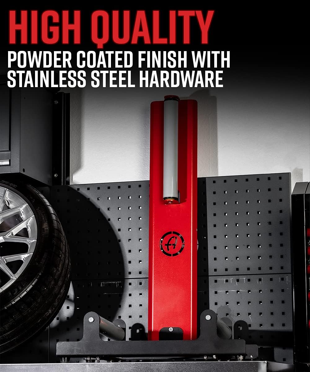Adam's Rolling Wheel Detailing Stand - Wheel & Tire Car Detailing Roller for Wheel Cleaning, Ceramic Coating, Applying Tire Shine & Car Wheel Wash | Garage Accessory for Detailers : Automotive