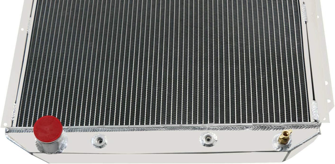 ALLOYWORKS 3 Row Core Aluminum Radiator for 1953-1956 Ford F350 F250 F100 Pickup Ford Engine, 1953 1954 1955 1956