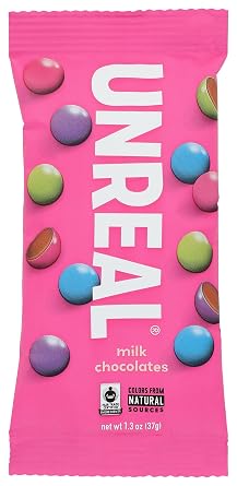 Unreal, Milk Chocolate Gems, 1.3 Oz