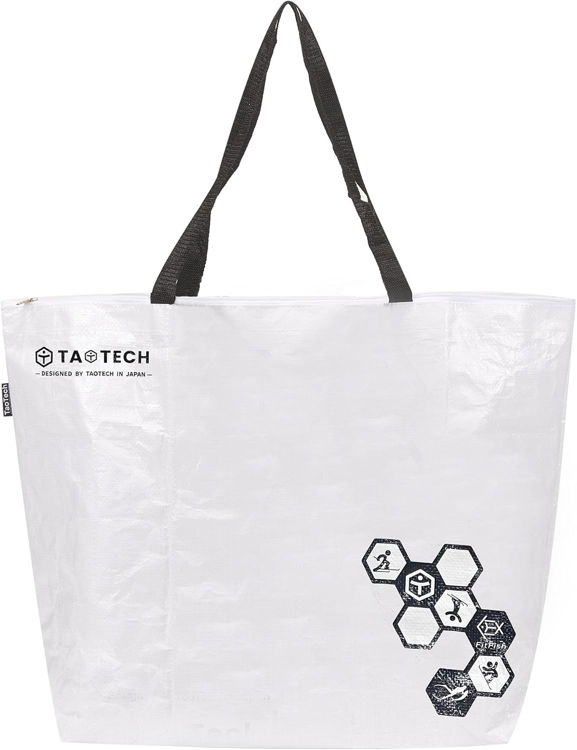 [TaoTech] PPクロス トートバッグ プールショルダー 2way スパ ランドリー 大容量 エコ bag 温泉 買い物 ショッピング アウトドア