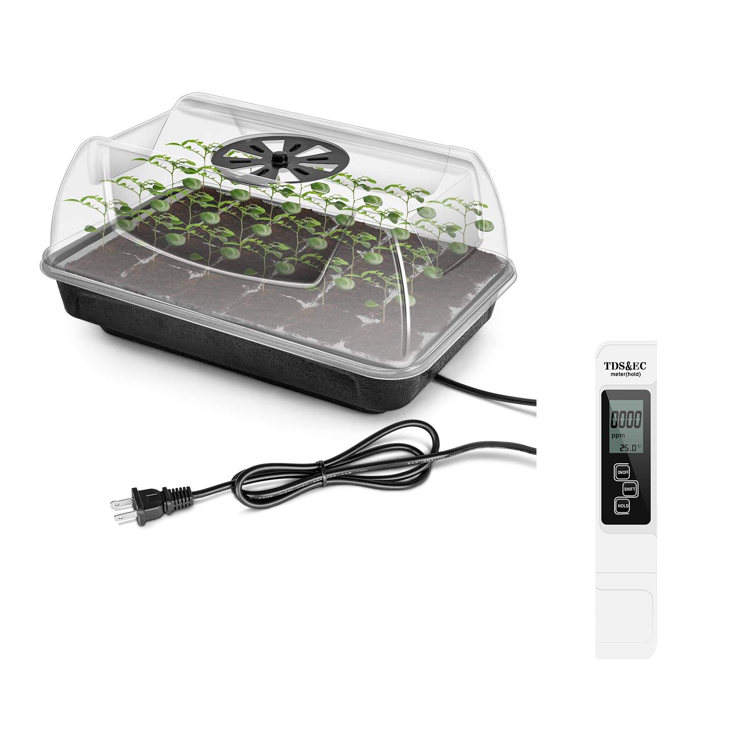Buy iPower Heating Seed Starter Germination Kit (with Heater, Seedling