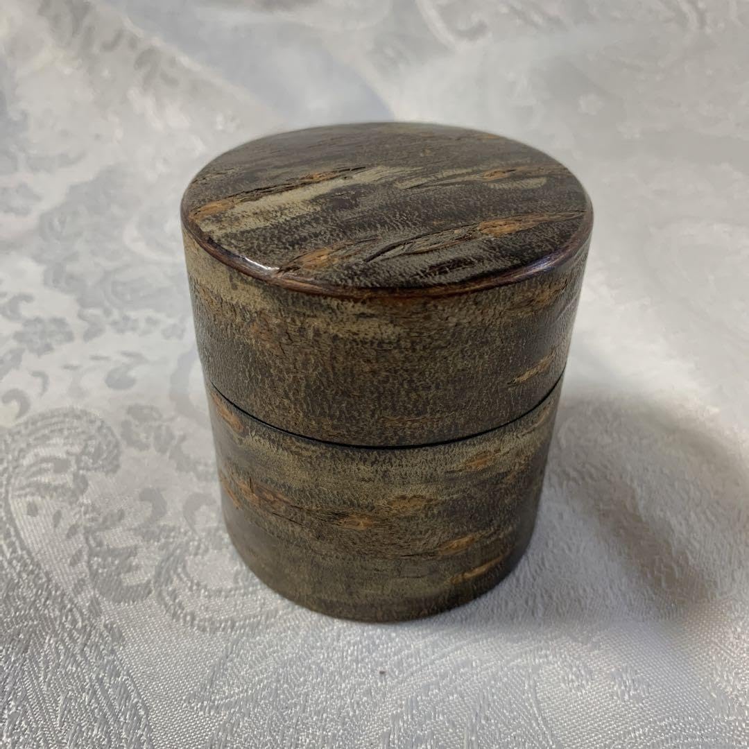 茶道具 桜皮細工茶入 桜材 銘 福寿 【公式通販】