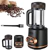 Coffee Roaster Machine, 2400W Hot Air Coffee Bean Roaster, 300g with Timer & Adjustable Temperature, Automatic Cooling, Glass Viewing Chamber