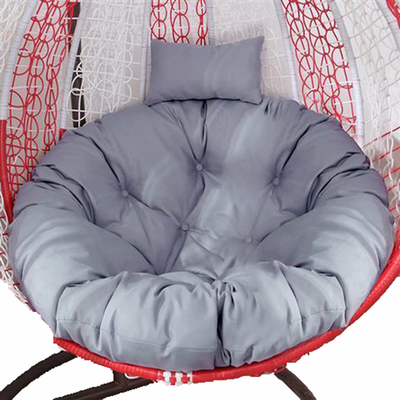 ERTsrhFD Outdoor Cushions, Hanging Chair Cushion Only, Swing Replacement, Hammock(Grey)