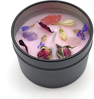 Lavender Scented Soy Candle -Scented Candles for Home, PortableTravel Tin Aromatherapy Candles, Light Lavender Fragrance, Meditation, Aromatherapy Candle for Relaxation, Sleep &Bedroom