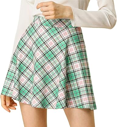 Amazon plaid mini skirt Clearance