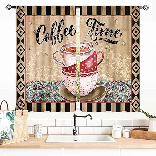 Miniatura 57 de Curtianos de cocina de granja, estilo rústico, tenedor y cuchara, estilo rústico, vintage, estilo rústico, vintage, estilo rústico, estilo rústico,