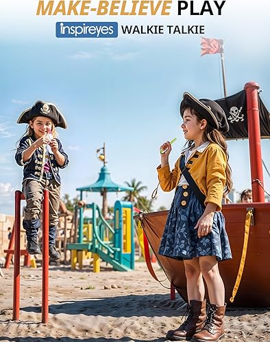 Miniatura 25 de Walkie Talkies para niños recargables, juguetes para niños y niñas de 3 a 12 años, paquete de 3 radios de 2 vías de largo alcance, regalos