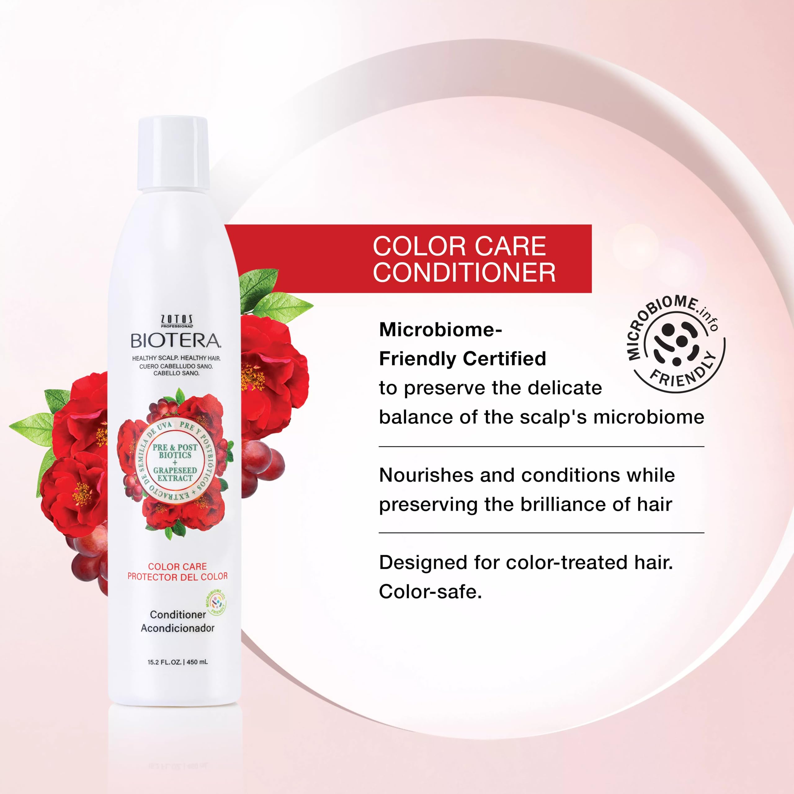 Biotera Color Care Conditioner | Extends & Maintains Color-Treated Hair | Microbiome Friendly | Vegan & Animal Test Free | Paraben Free | Color-Safe