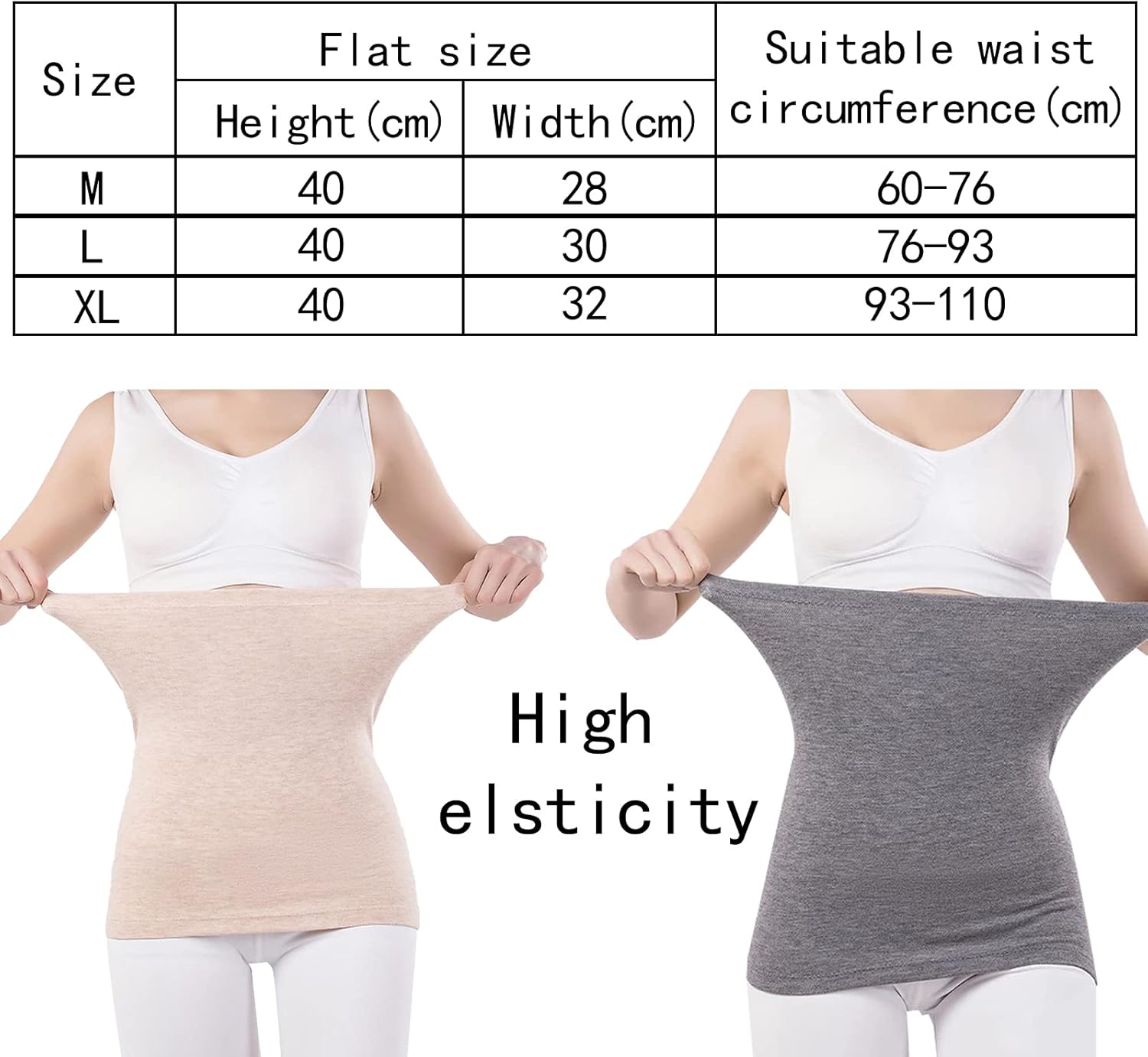 YUPPIE TONE Unisex Warm Waistband Kidney Hip Warmer, Winter Longer Waist Support Protector Belt : Health & Household