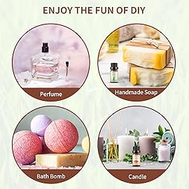 Sedbuwza Sandalwood Vetiver Essential Oil Set, Sandalwood Fragrance Oil Vetiver Scent Oil Set for Diffuser, Aromatherapy, Massage, Soap, Candle Making 2 x 10 ml