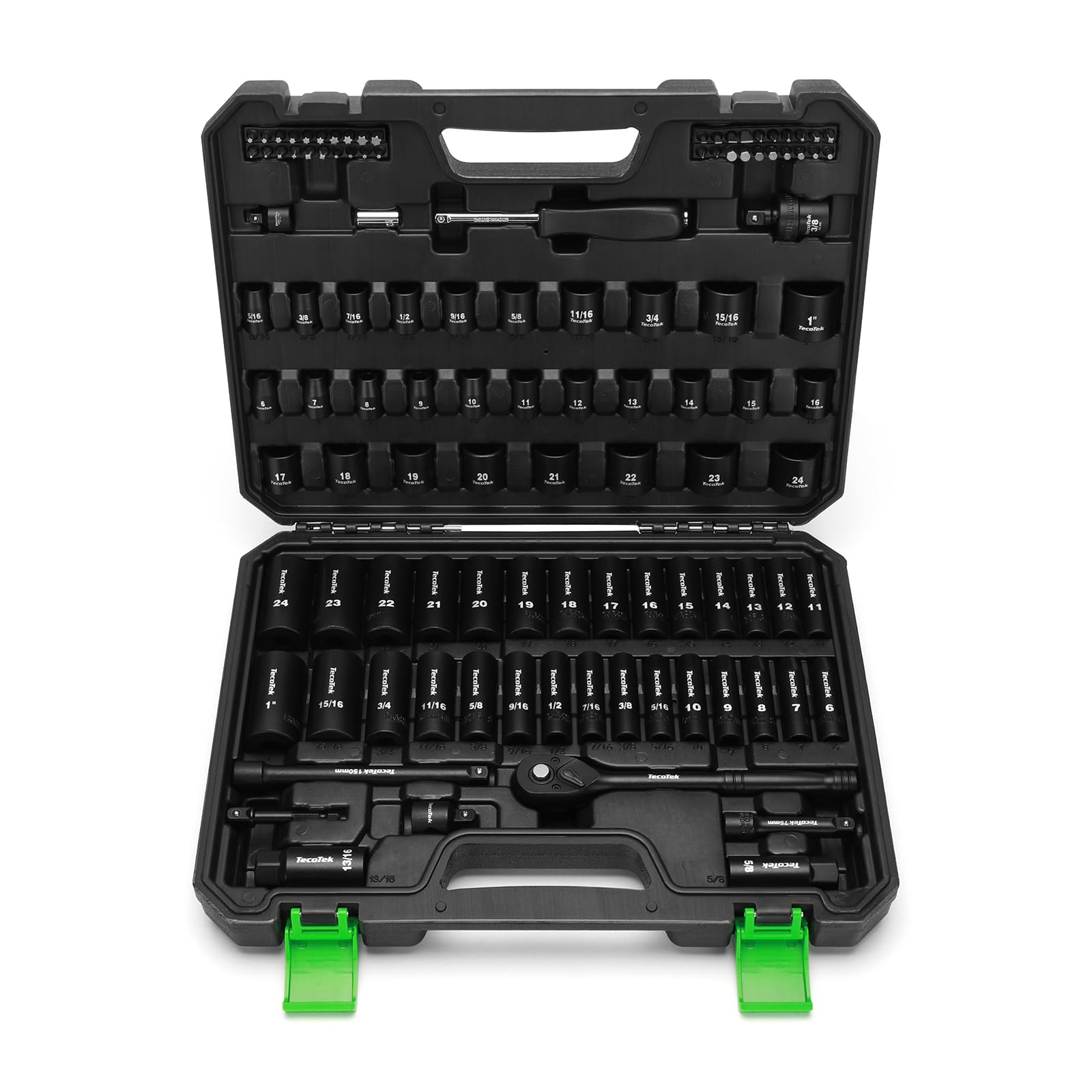TecoTek Mechanics Tool Set - 132 Piece Drive Set -10 TecoTek Mechanics Tool Set - 132 Piece Drive Set -10