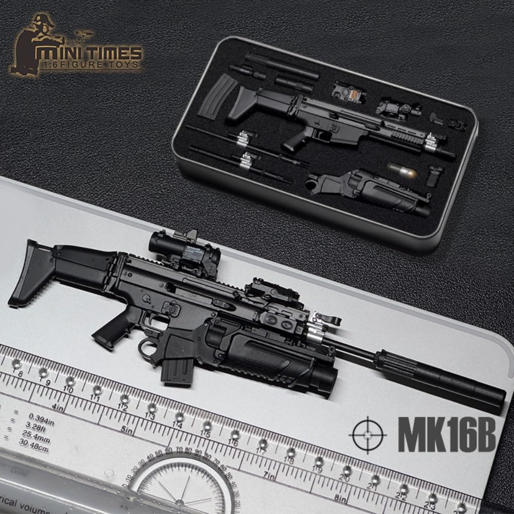Amazon.co.jp: HiPlay mini times toys 1/6 MP7 軍事武器 道具 可動