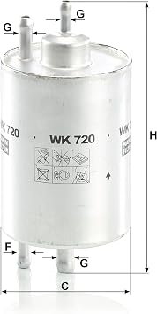 Mann Filter Mann-Filter WK 720 Fuel Filter