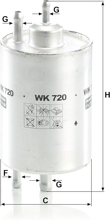 Mann Filter Mann-Filter WK 720 Fuel Filter