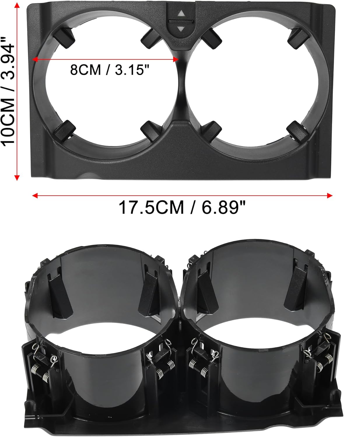 X AUTOHAUX Car Cup Holder A2126800110 for Mercedes-Benz E350 2010-2013, E550 2010-2013, E400 2013 Front Seat Passenger Side Bottle Drink Water Beverage Center Console Removable 500025939