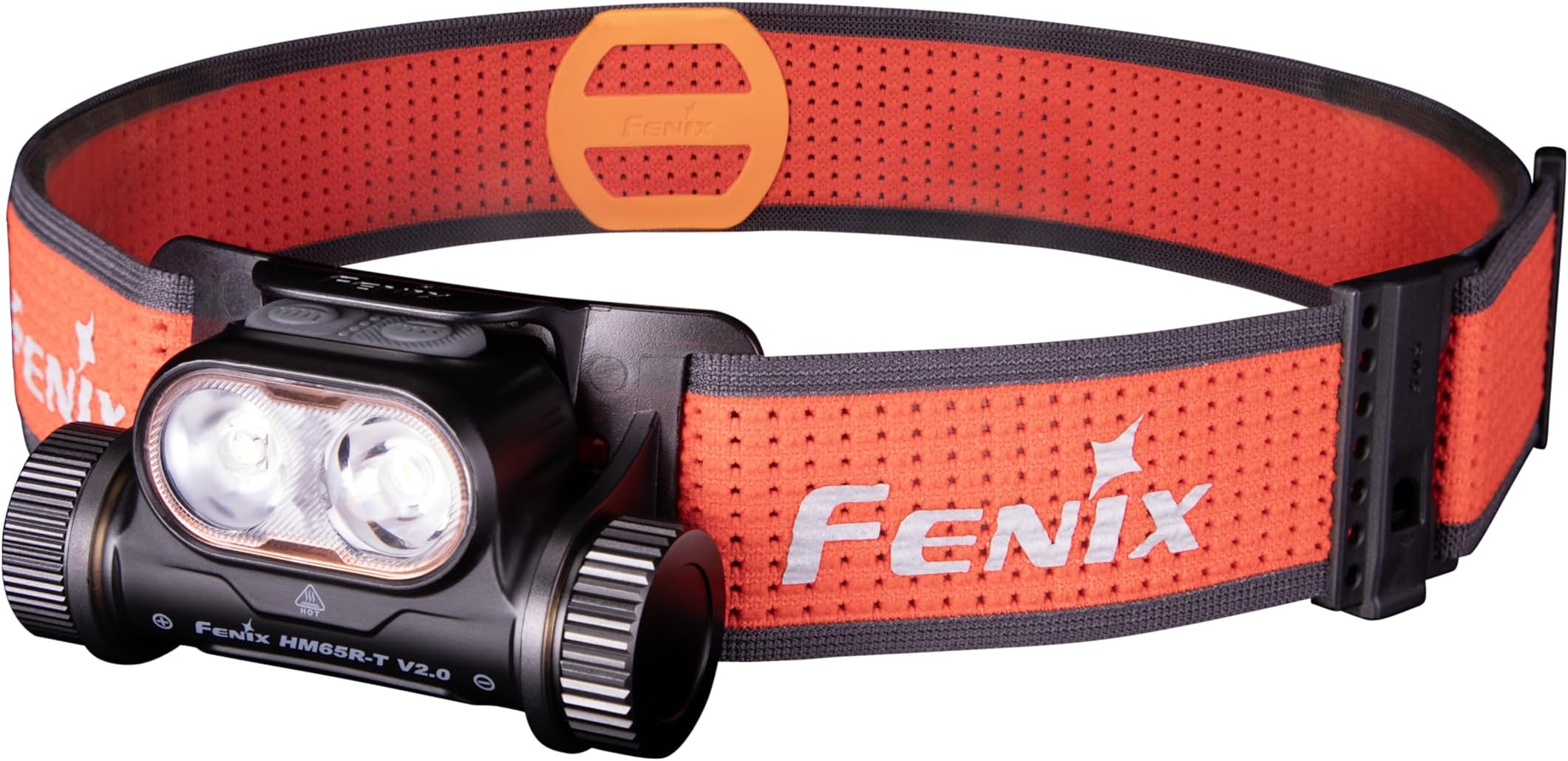 HM65R-T v2.0 Black, Rechargeable Lightweight Running & Outdoor Head Torch | 1600 Lumens | 170m | 300 Hrs Max | Bi-Directional Click Adjustable Sport Headband | White & Warm White Beams | IP68