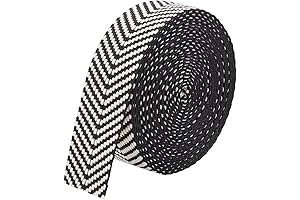 BENECREAT 1.5 Inch Cotton Webbing, Polycotton