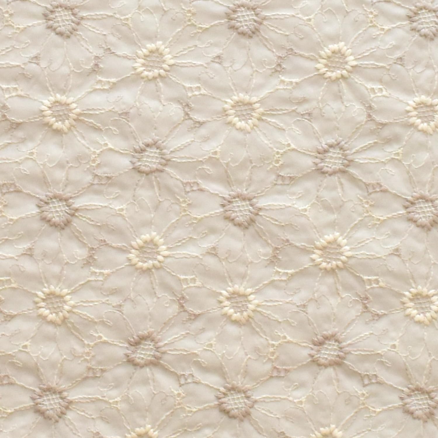 Amazon | MYmama 国産 エンブロイダリーレース 生地 メイリー