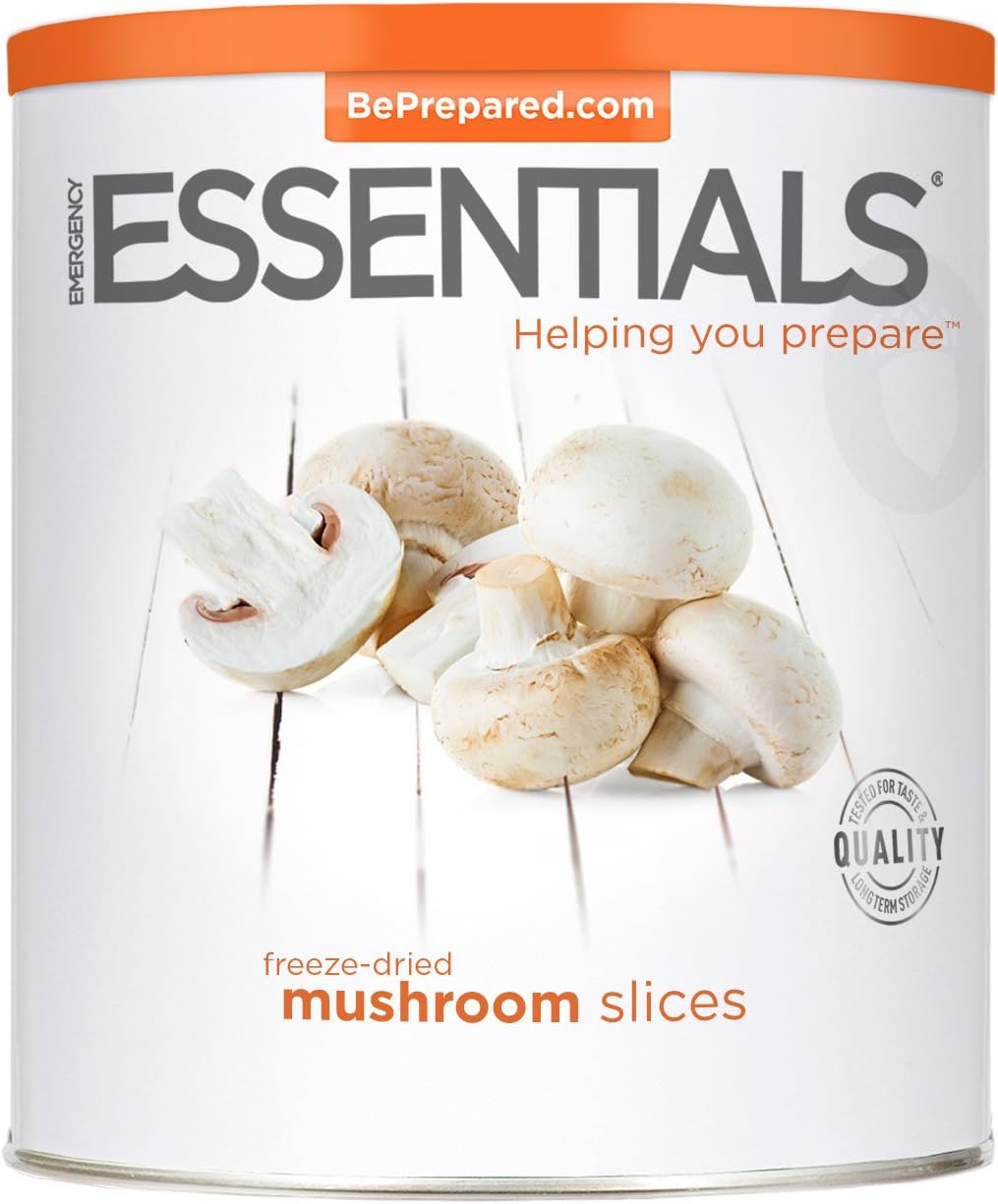Emergency Essentials Freeze Dried Mushroom Slices - 4 oz