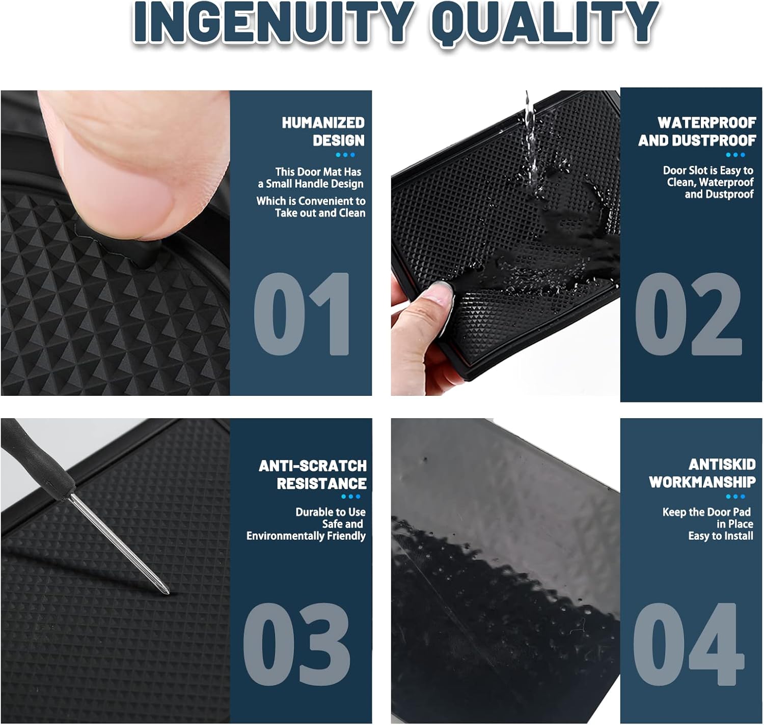 Door Slot Mats for 2021-2026 Chevy Trailblazer Accessories Center Console Liner Rubber Mats Compatible with 2021 2022 2023 2024 2025 2026 Chevy Trailblazer RS/LS/LT/Activ(19PCS/Sets)