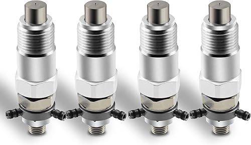 Miniatura 1 de BUYMACHINERYPARTS Inyectores de combustible 15271-53020 70000-65209 compatibles con motor Kubota D950 D1302 D1402 V1702 V1902 (4PCS)