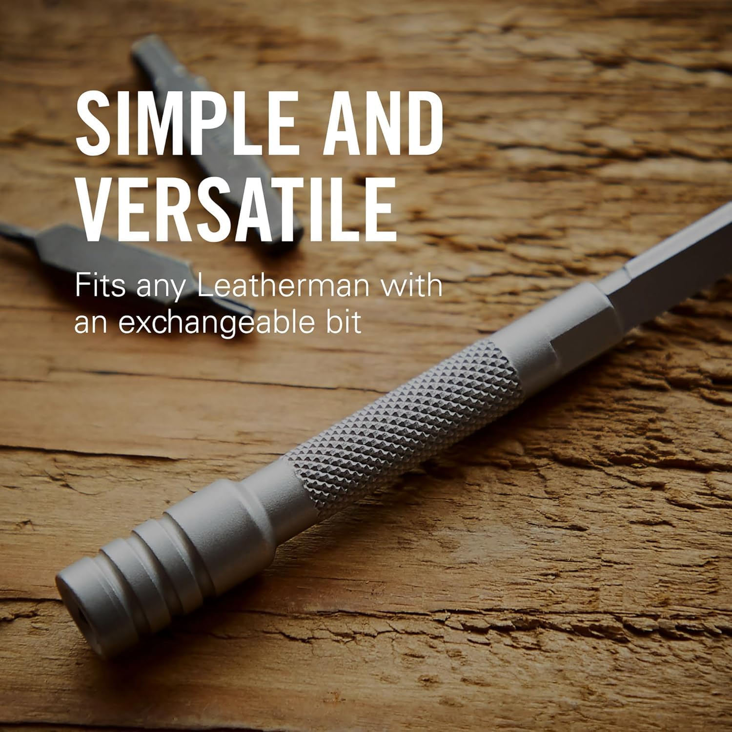 Rallonge Leatherman pour tournevis à embout amovible – Compatible avec les embouts plats et hexagonaux standards Leatherman