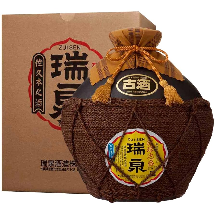 Amazon.co.jp: 瑞泉酒造 1升巻壺古酒 43度 [ 焼酎 沖縄県 1800ml
