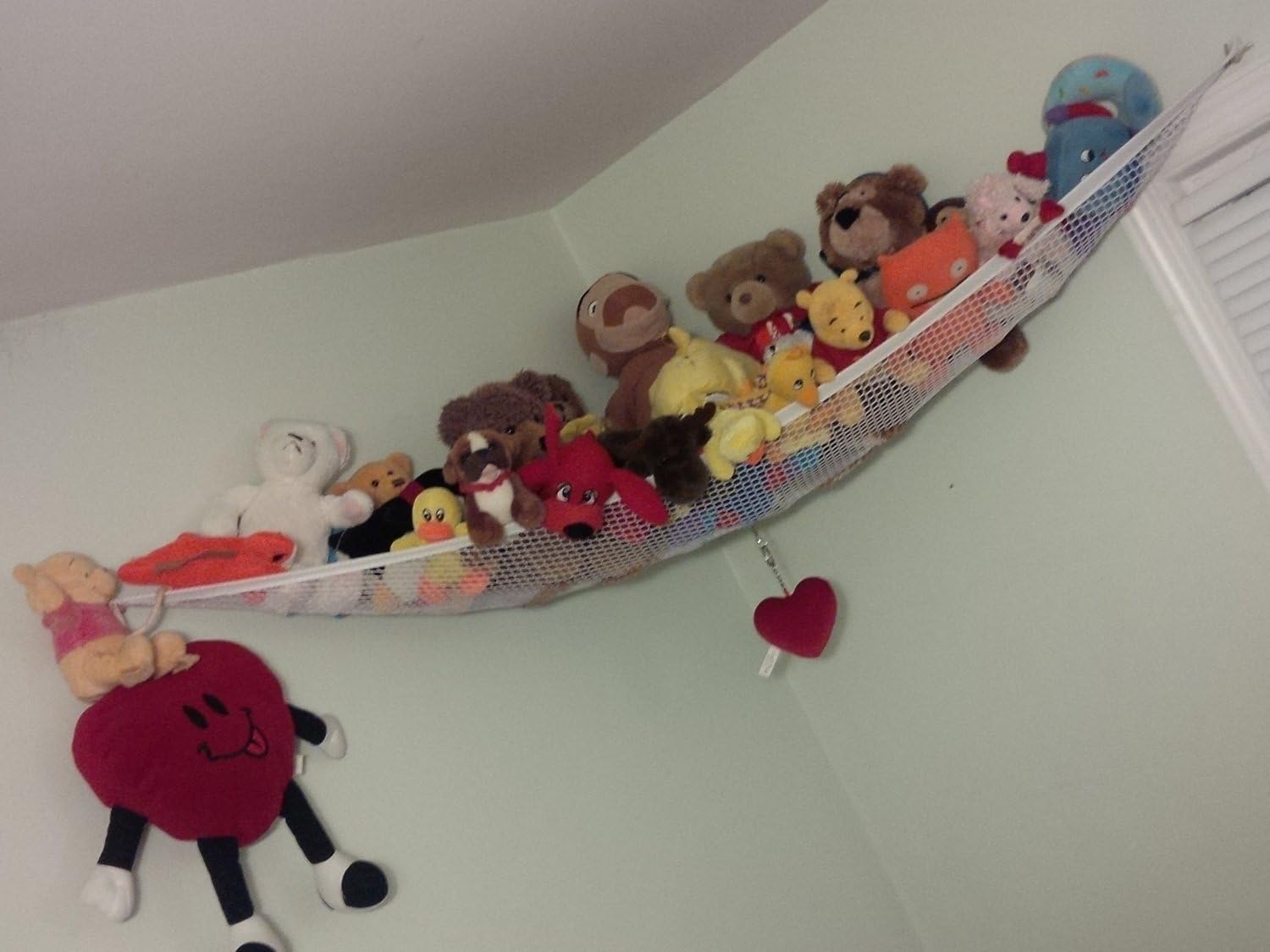 Deluxe Pet Net Stuffed Animal & Toy Organizer 25.5" Deep X 51" Wide x 36" Length