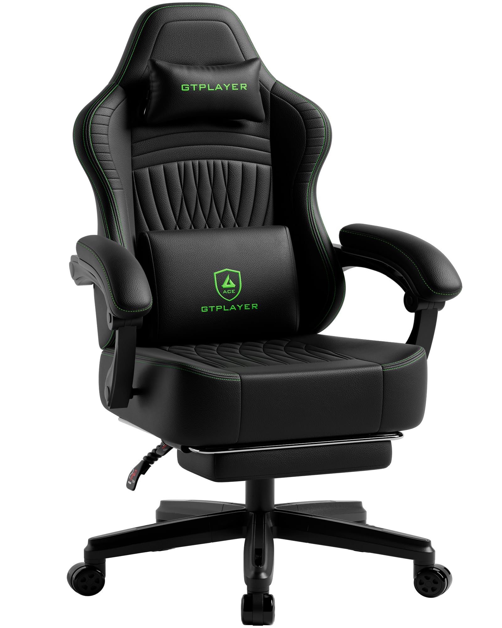 GTPLAYER Gaming Chair, Comfort Computer Office Chair for Adults, Black New