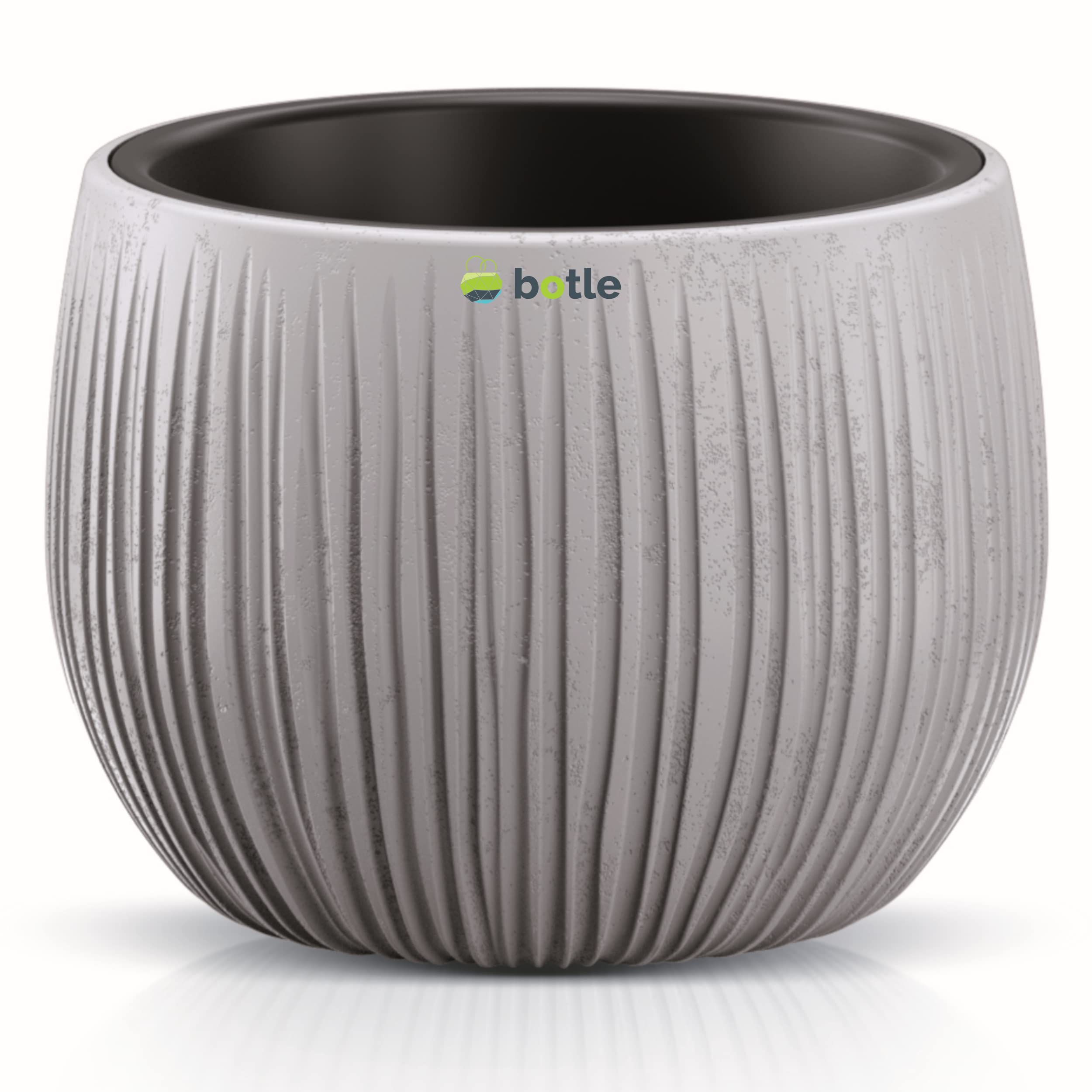 Beske-Manufaktur Vaso In Cemento 13x13x13 Cm – Fatto A Mano In Germania – Design Purista E Minimal