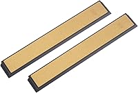 Vista 9 de uxcell Piedra de afilar de diamante, 6 x 0.8 pulgadas (5.906 in x 0.787 in) 2500 granos de titanio recubierto de titanio afilador de piedra