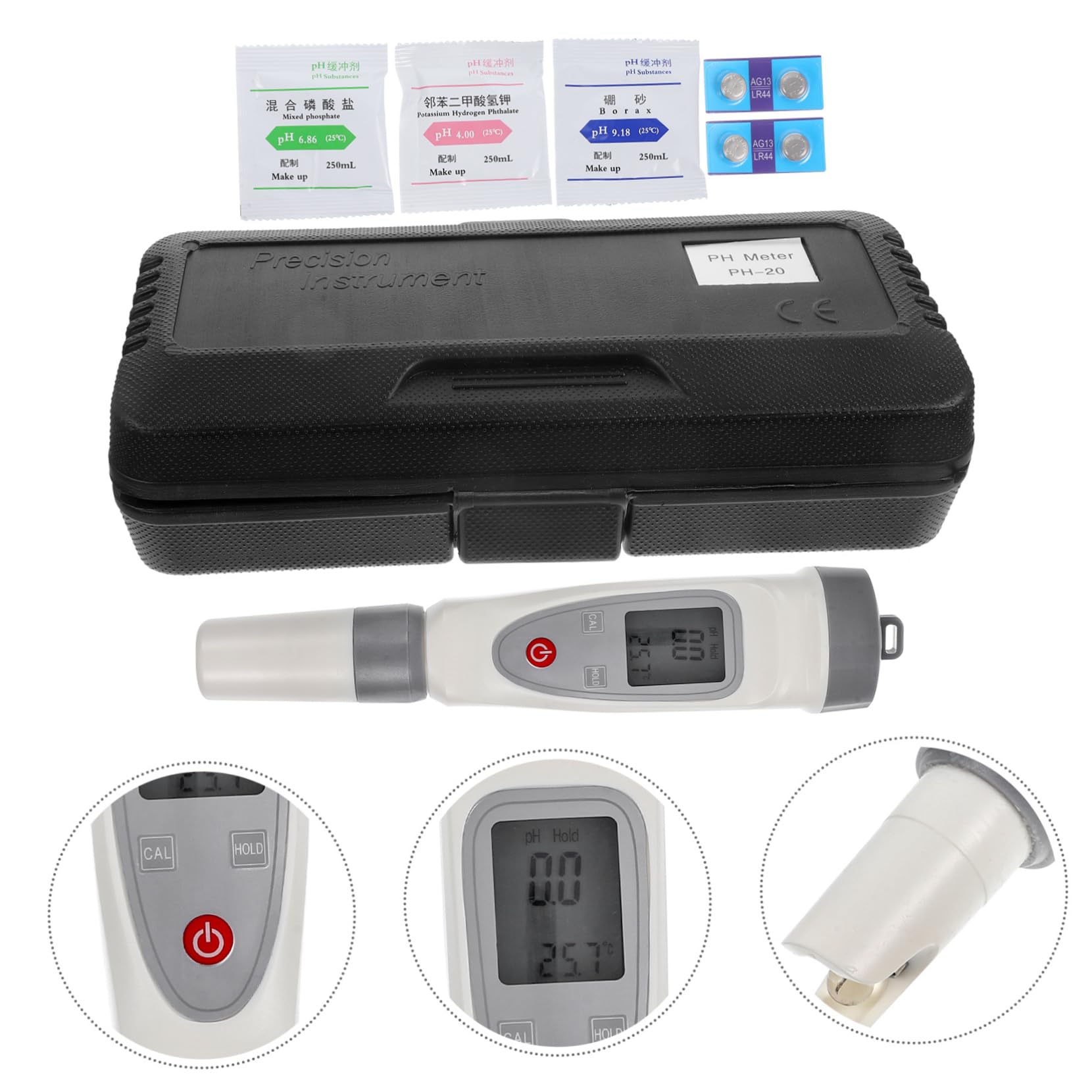 Sosoport Procesamiento De Alimentos Piscinas Swimmin Piscina Hidrómetro Salmuera Probador Digital Salinómetro Electrónico Piscina Ahock Refractómetro De Agua Salada Refractómetro Acuático