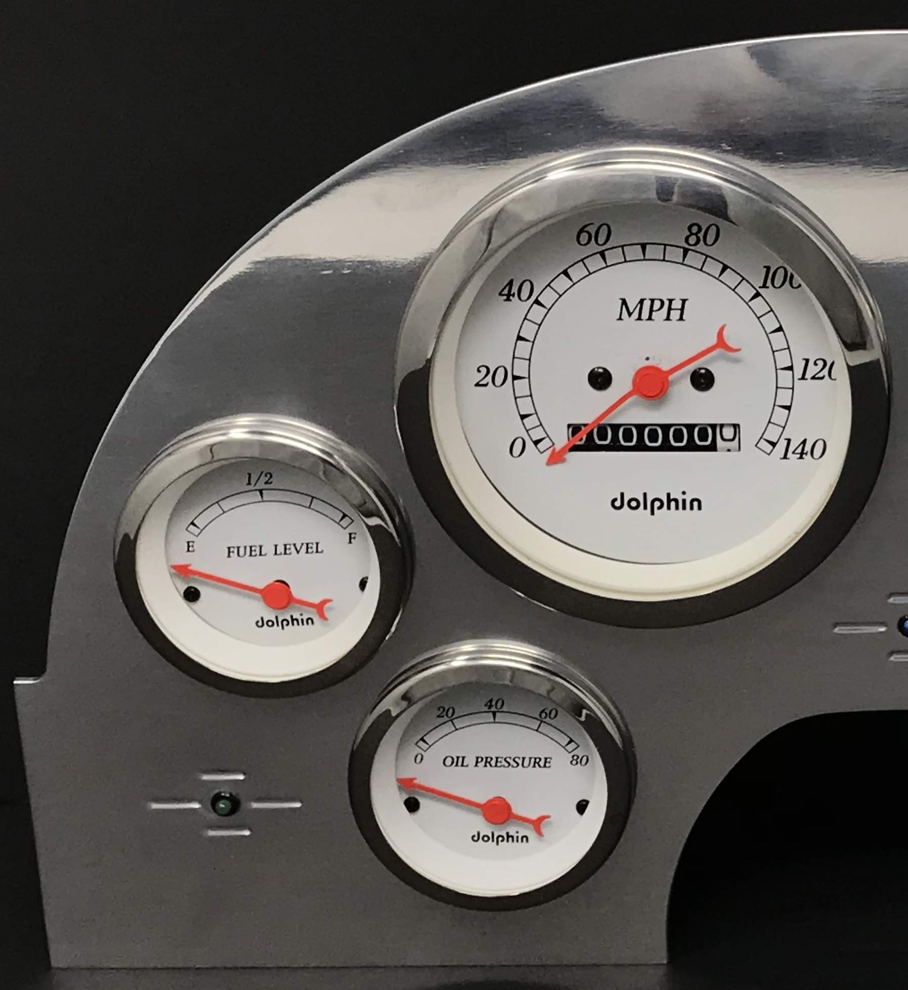 Vintage Truck Gauge Cluster Dolphin Gauges Dashboard Cluster For 1955 ...