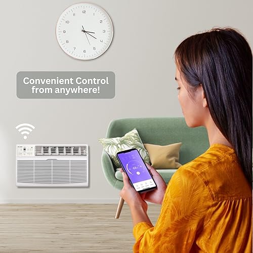Miniatura 4 de OLMO Aire acondicionado a través de la pared de 8,000 btu 115V con control remoto y kit inteligente integrado, (calefacción y refrigeración)