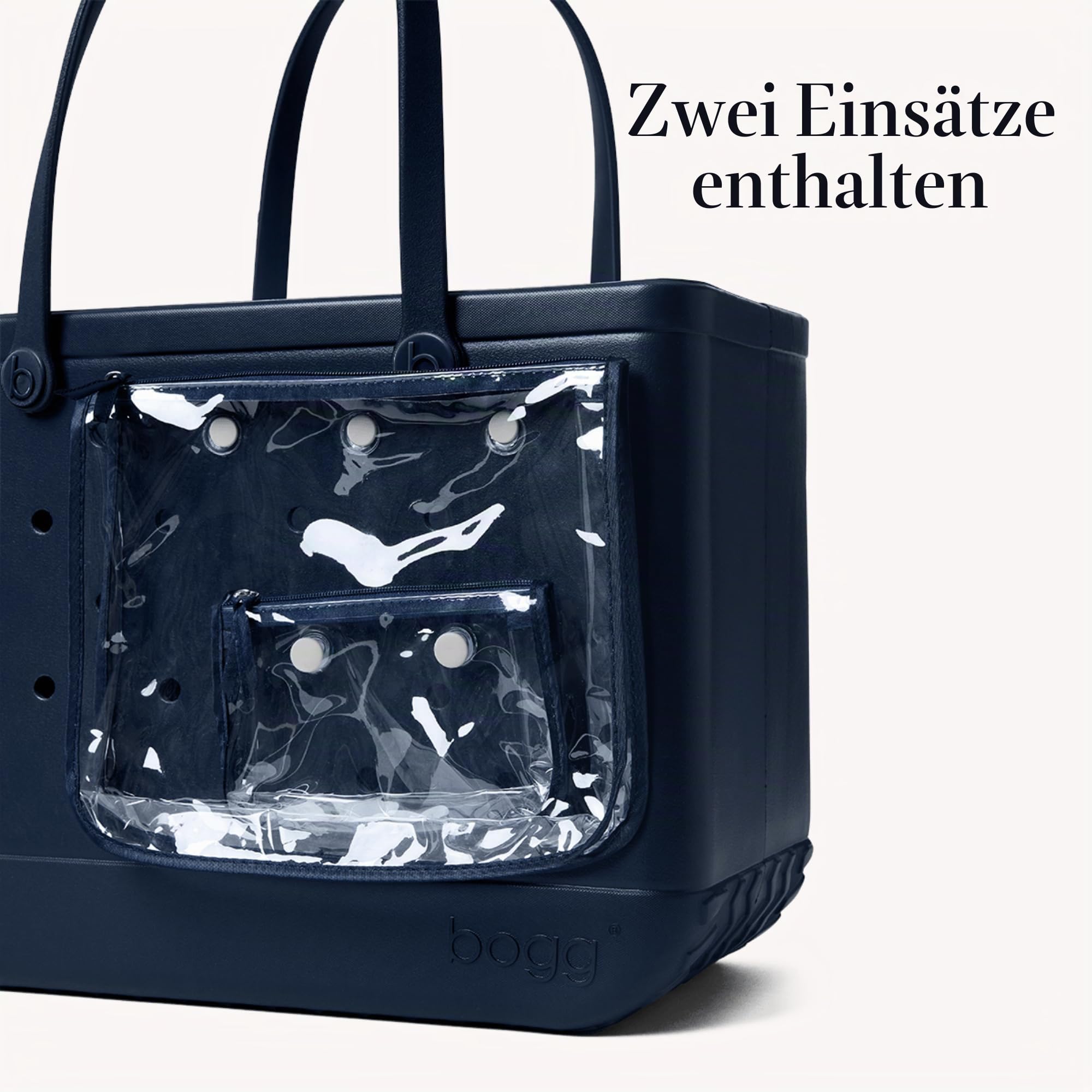 BOGG BAG Original große Tragetasche, 48,3 x 35,6 x 22,9 cm, langlebig, waschbar, kippsicher, Strand, Pool, Boot, Arbeit, Sport