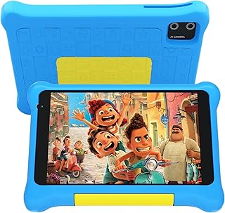 HotLight Children’s Tablet 7 Inch Kids Tablet with Parental Control, Android 13 Tablet, Quad-Core Processor Dual Camera, W…