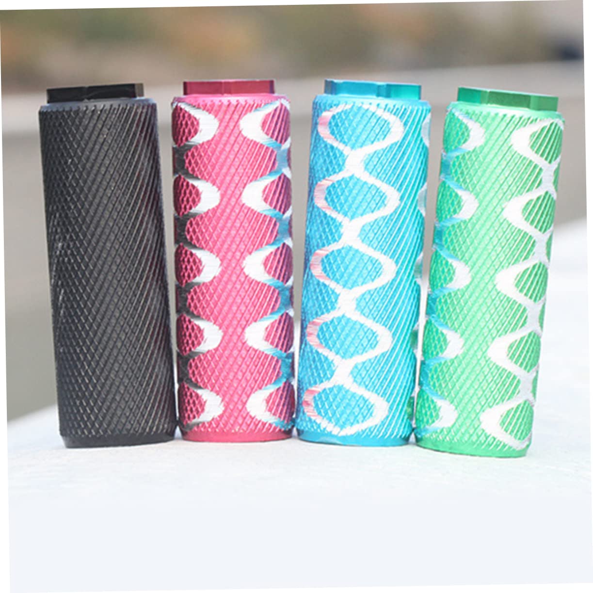 DECHOUS Cylinder Pedal for Bike Repair Aluminum Alloy Stunt Pedal Sturdy Footpeg Cycling Rear Stunt Pegs