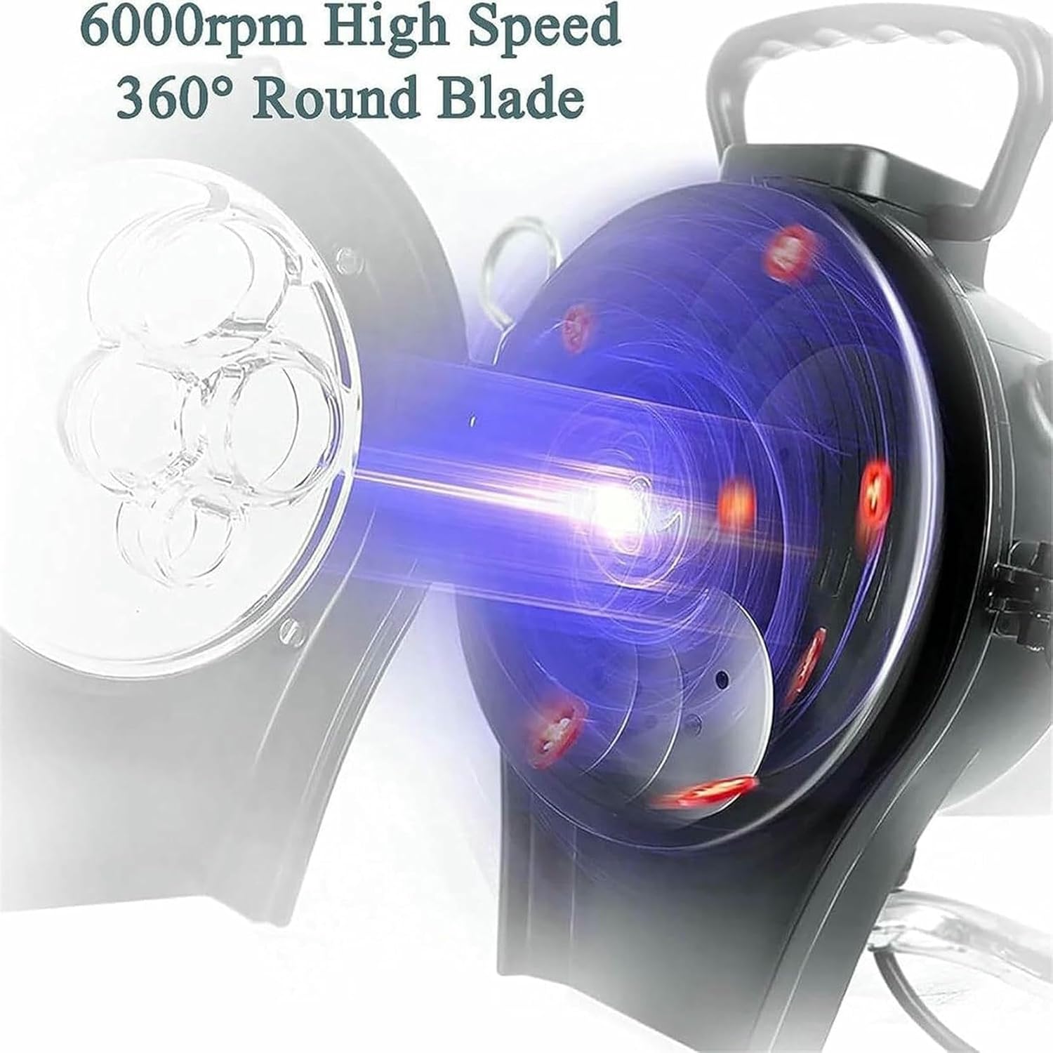 Electric Cutter Commercial Food Grinder Fruit Grinder Fast Food Preparation Cutting Artifact