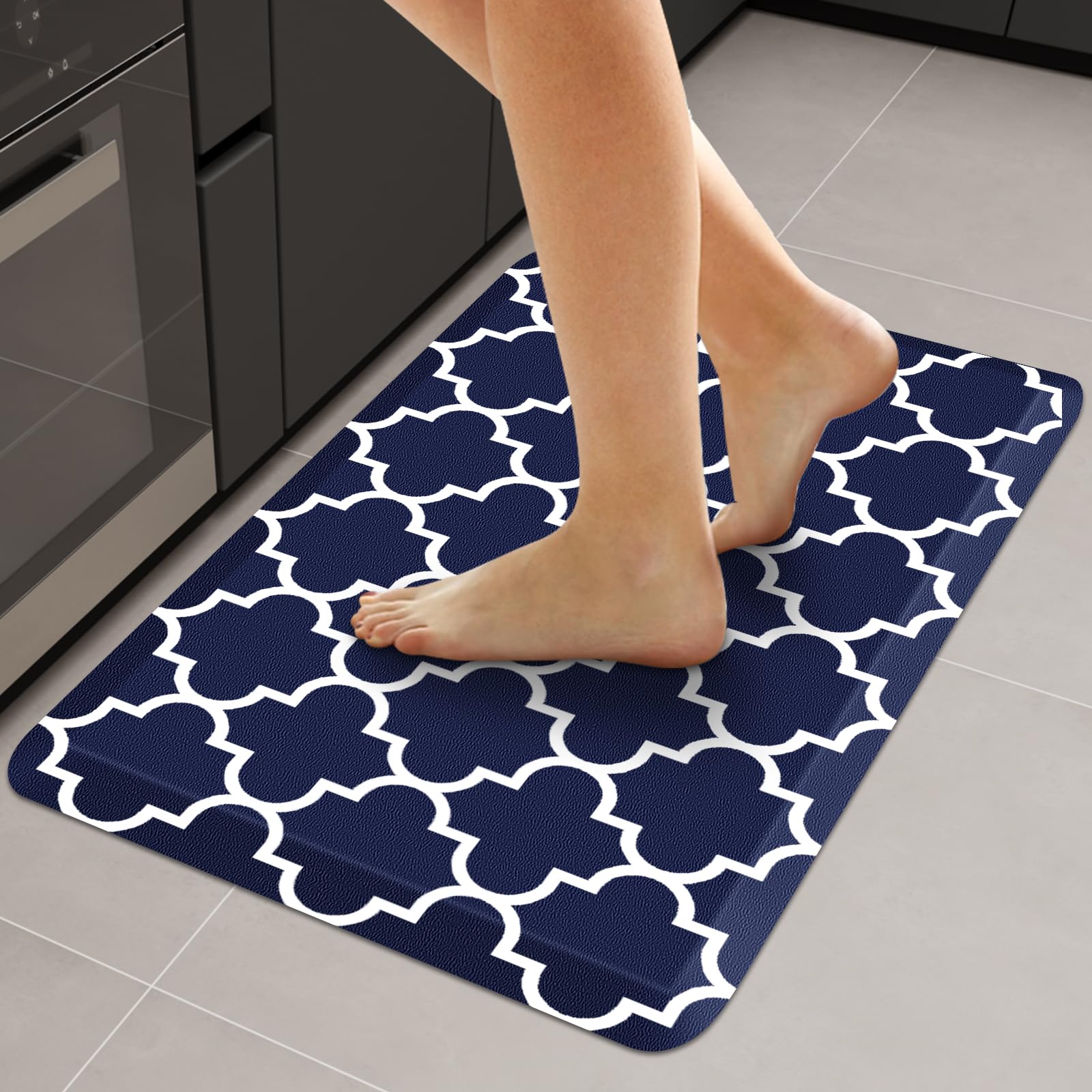 WISELIFE Kitchen Mats and Rugs Cushioned Anti-Fatigue, 17.3"x 28", Grey — Amazon image 30