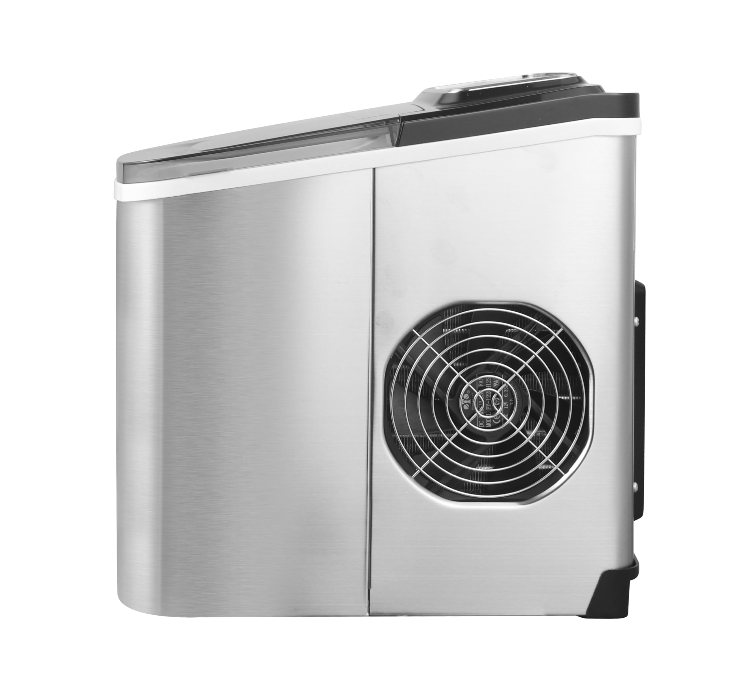 Panana Smart Countertop Ice Makers,Automatic Clean,Portable Ice Maker 9 Cubes Ready In 7-10min,26lbs/24h,For Home Kitchen Party Camping,Silver on Fridge.com - View 5