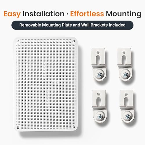 Miniatura 8 de QILIPSU - Caja de conexión con placa de montaje, caja para proyectos eléctricos de plástico ABS, caja grado IP67 impermeable a prueba de polvo,