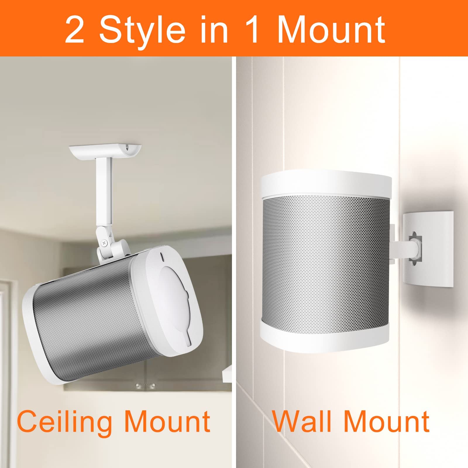 VOGELS SOUND 4201 | Speaker beugel voor SONOS ONE & PLAY:1 (wit) Speakerbeugel VOGELS SOUND 4201 | Speaker beugel voor SONOS ONE & PLAY:1 (wit) Speakerbeugel