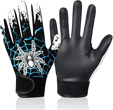 Youth Baseball Glove, Batting Gloves Comfortable Fit Breathable Durable Lightweight Design Junior Training Batting