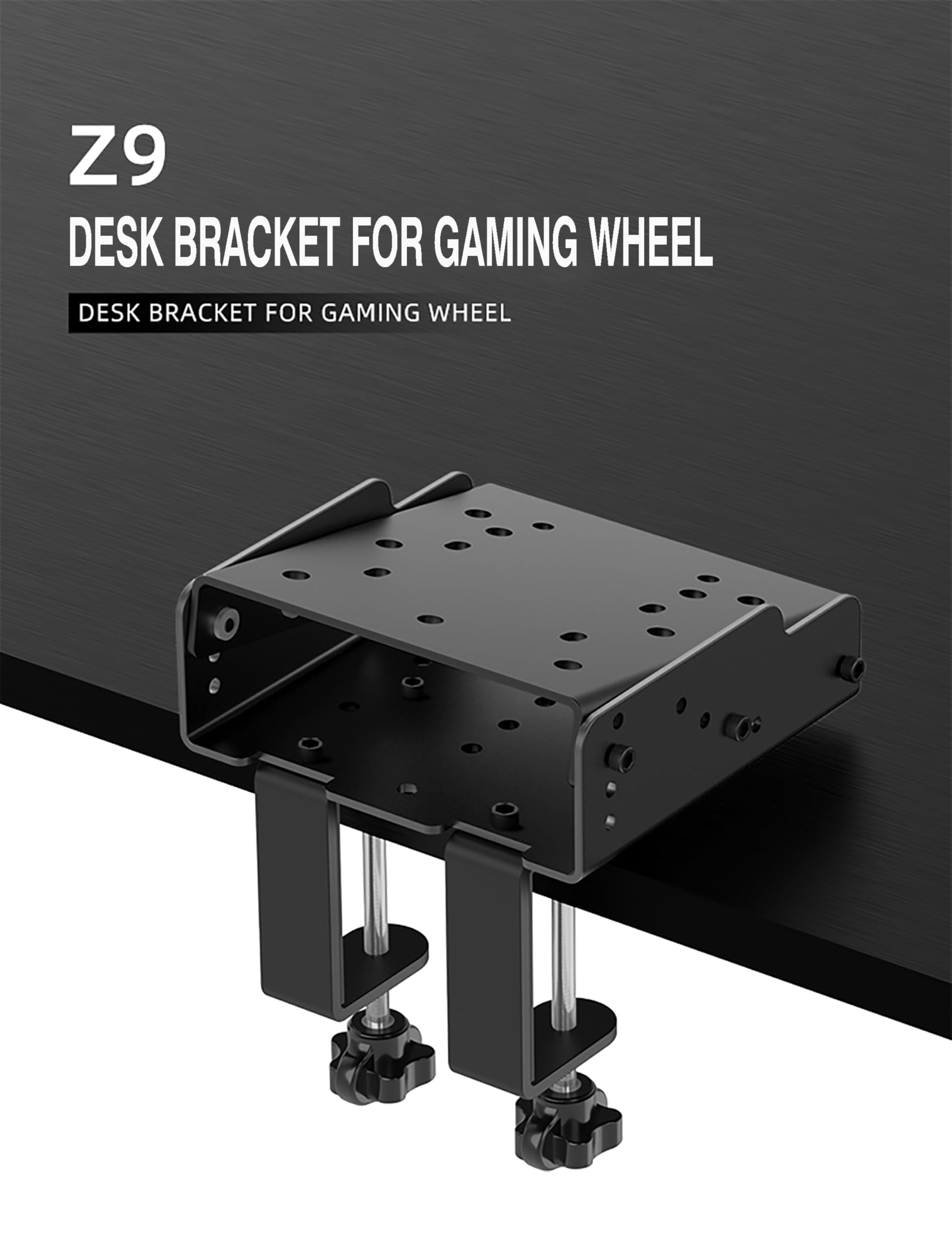 PXN Z9 Gaming Racing Wheel Desk Mount angolo regolabile in lega materiale per VD4/VD6/VD10/V99/V12, MOZA R5/R9/R16/R21 Logitech G25/G27/G29/G923/FANATEC CSL, DD1 DD2 per scrivania e supporto da corsa
