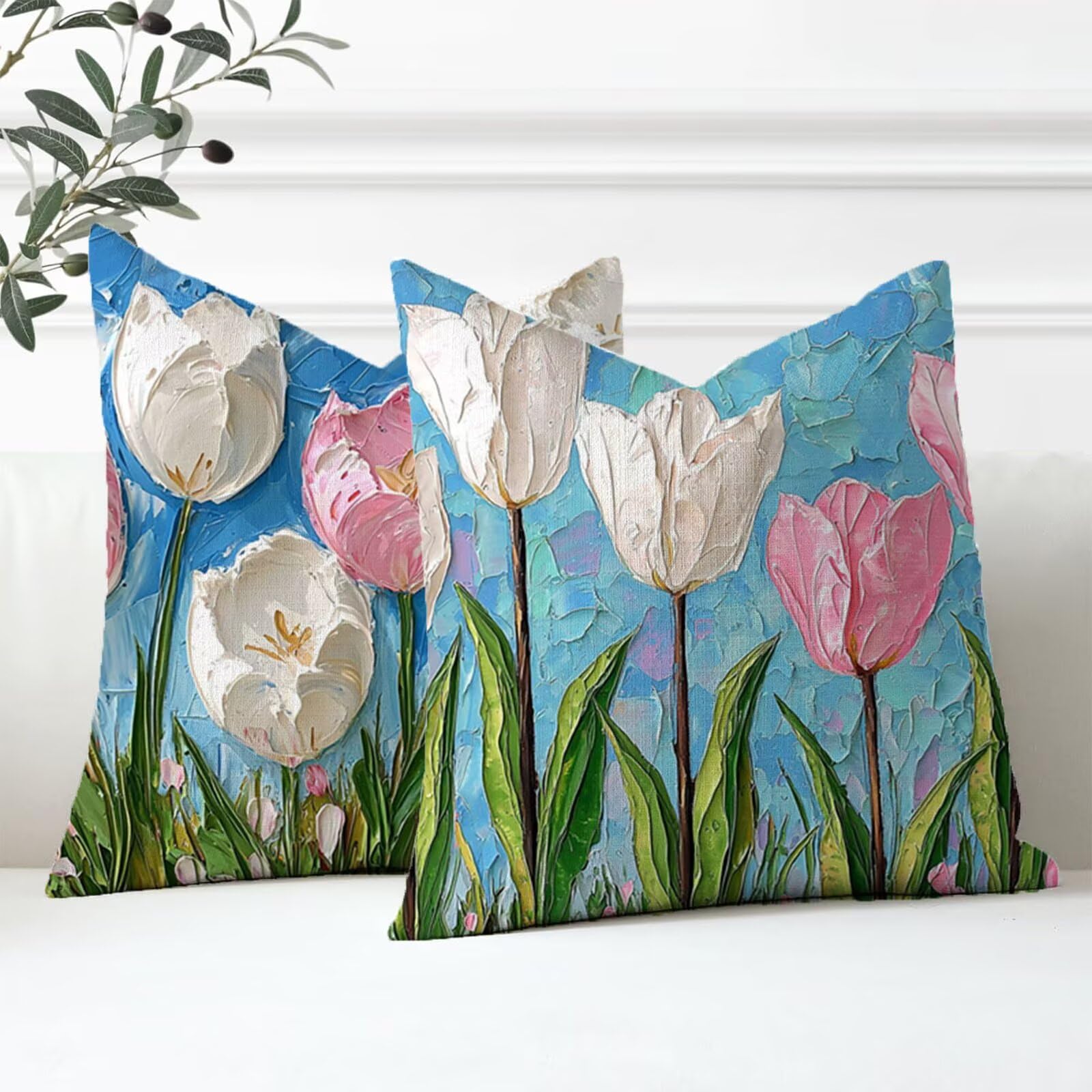 Housse coussin impermeable 55x55 fini les taches velours