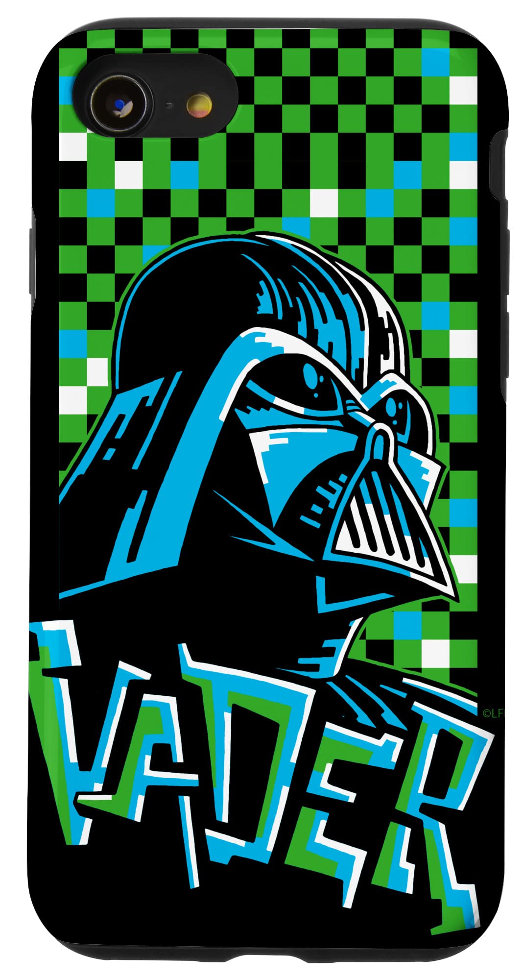 Coque Star Wars Darth Vader Pixel Art pour iPhone SE 2020 7 8 - 4