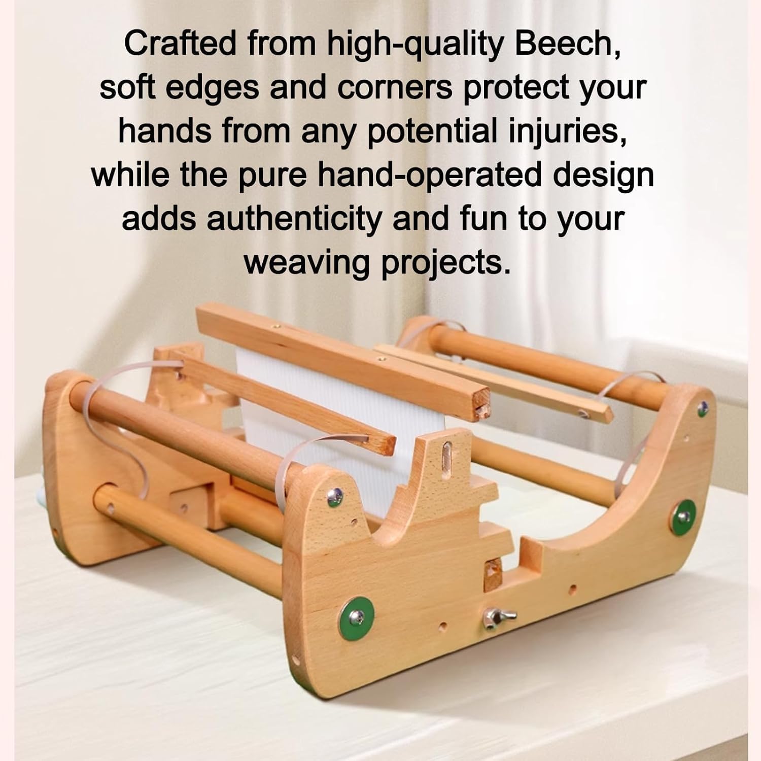 Kit de métier à tisser en bois, pour travaux manuels, 20 cm de largeur maximale, pour dessous de verre, sets de table, sacs