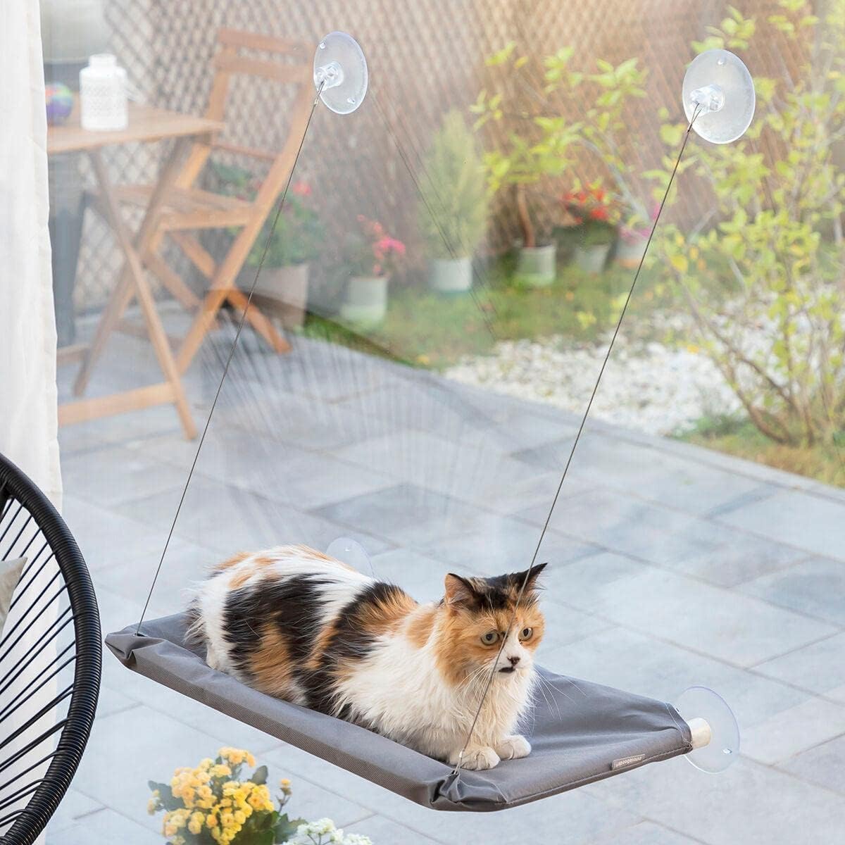 InnovaGoods | Catlax Hanging Cat Bed | Grey